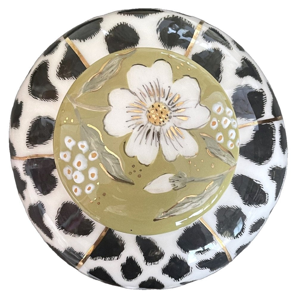 Sage Blossom lid, The Jar, Maison Mishmashi × Noorena Chapter One